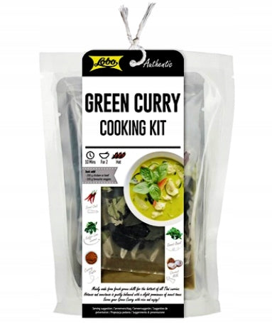Pakiet do przygotowania zielonego curry 253g Lobo