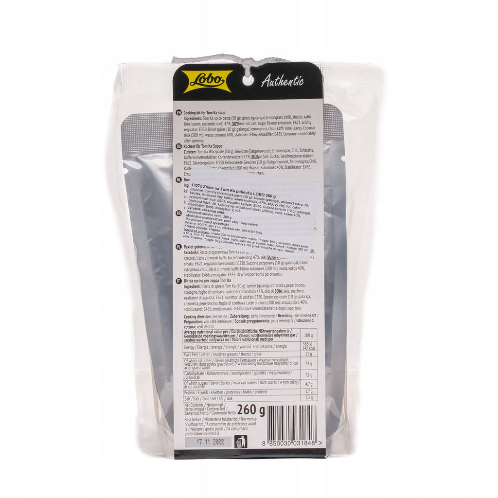 Pakiet do przygotowania zupy Tom Ka 260g - Lobo