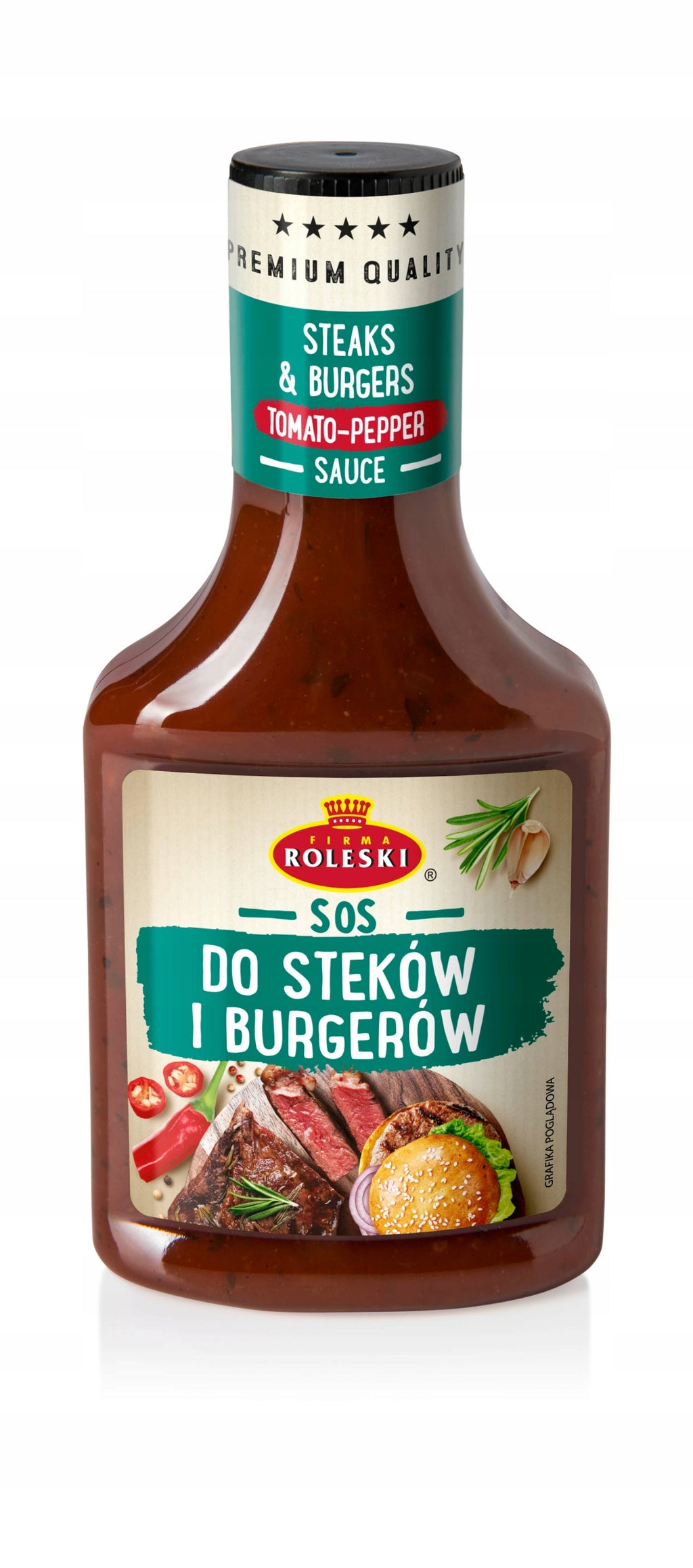 Sos Roleski Premium do steków i burgerów 370 g