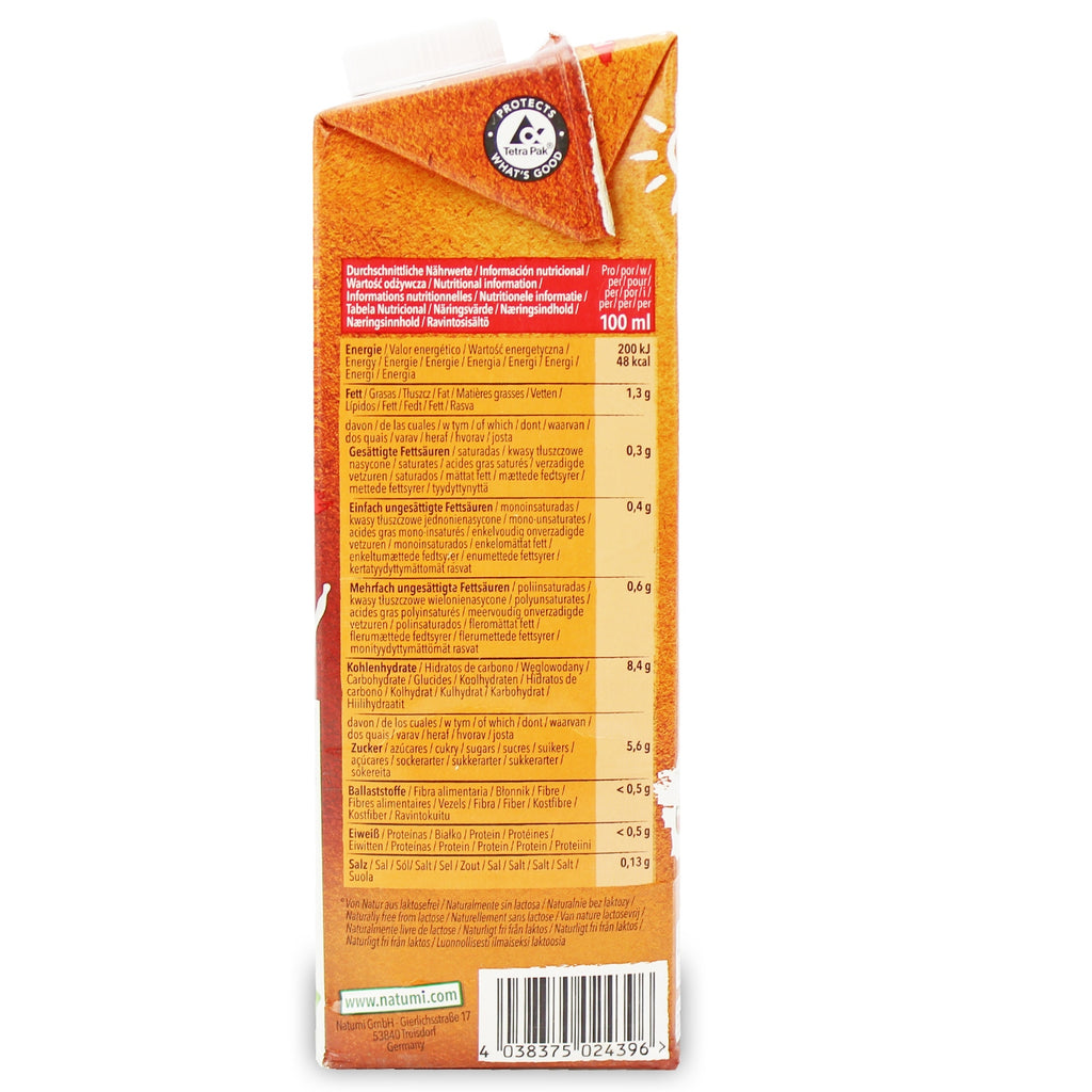 Napój owsiany naturalny BIO 1L Natumi mleko roślinne wegańskie ekologiczne