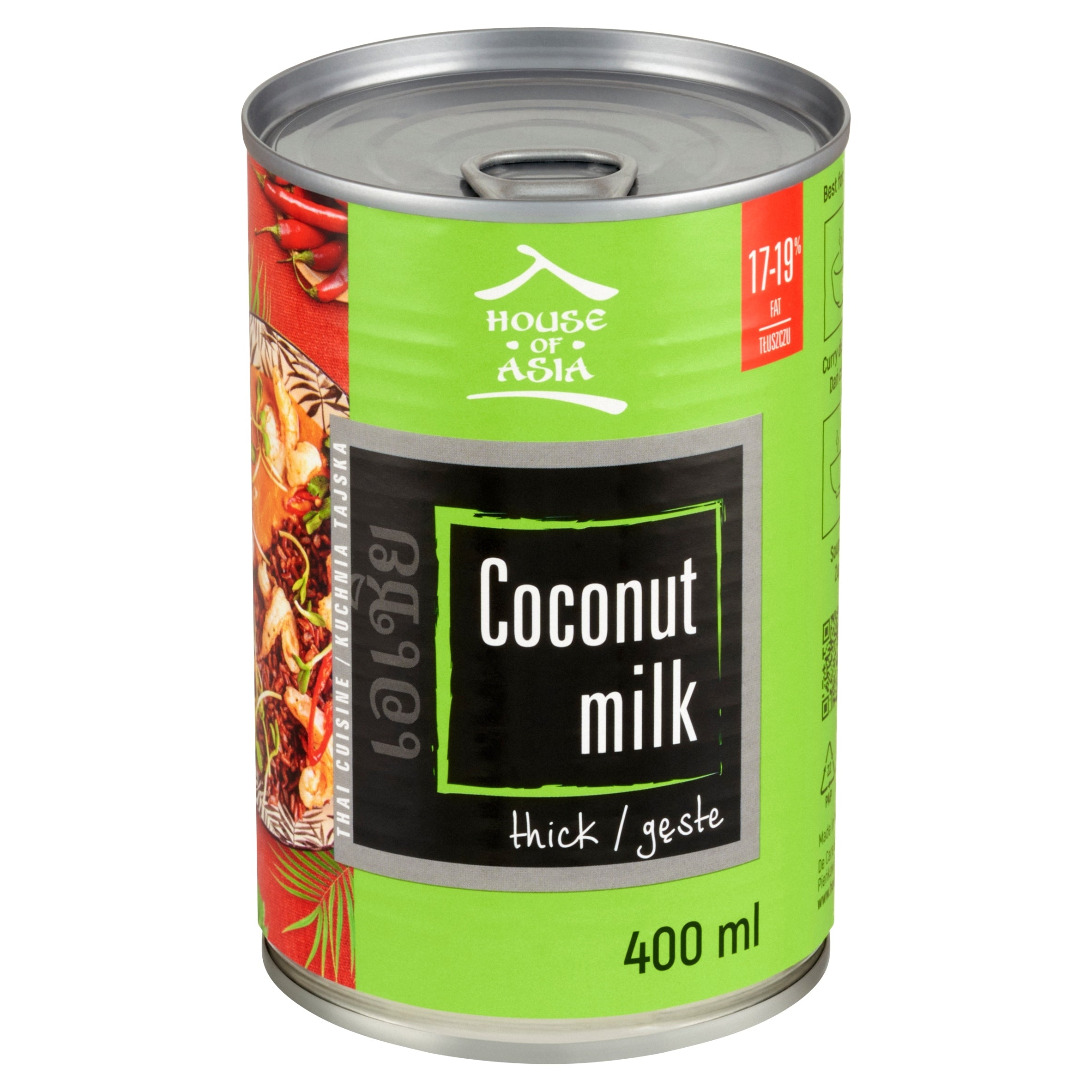 House of Asia Produkt roślinny z kokosa 400 ml