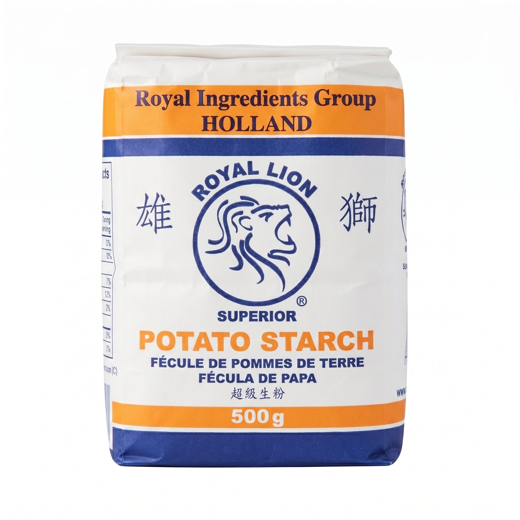 Mąka Skrobia Ziemniaczana ROYAL LION 500g Superior - Najwyższa Jakość