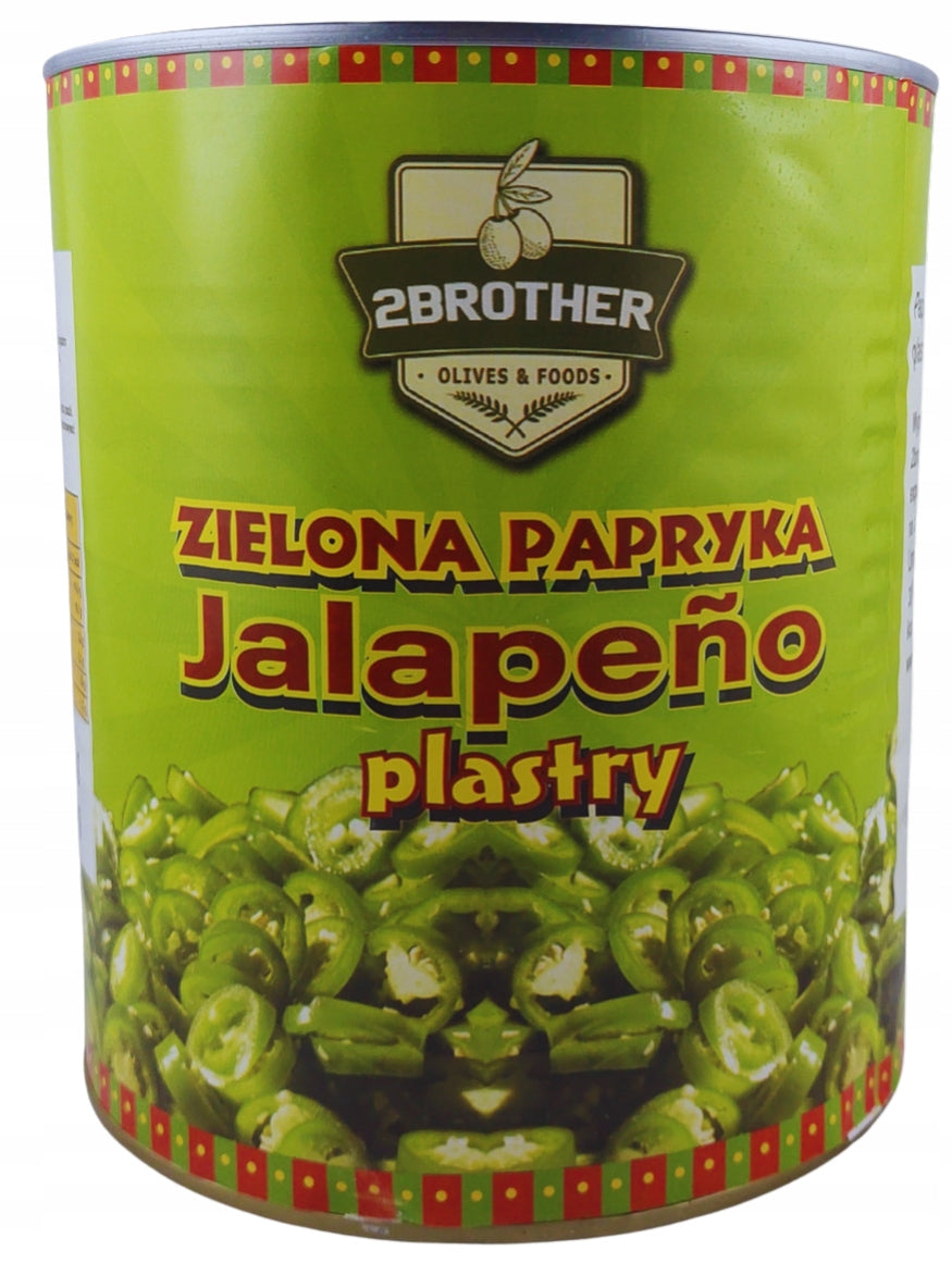 Papryka Jalapeno Zielona Plastry 3KG Gastronomia HoReCa Pizza Burgery