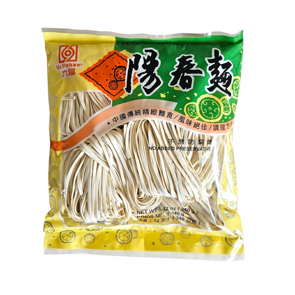 Chiński Makaron Pszenny Yang Chun Six Fortune 340g Azjatycki Noodle
