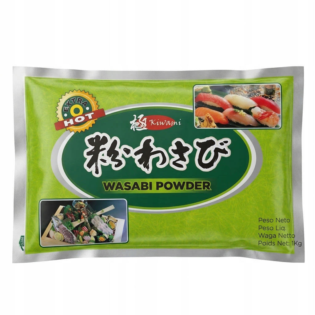 Wasabi w Proszku KIWAMI 1kg - Extra Hot | Oryginalny Chrzan do Sushi