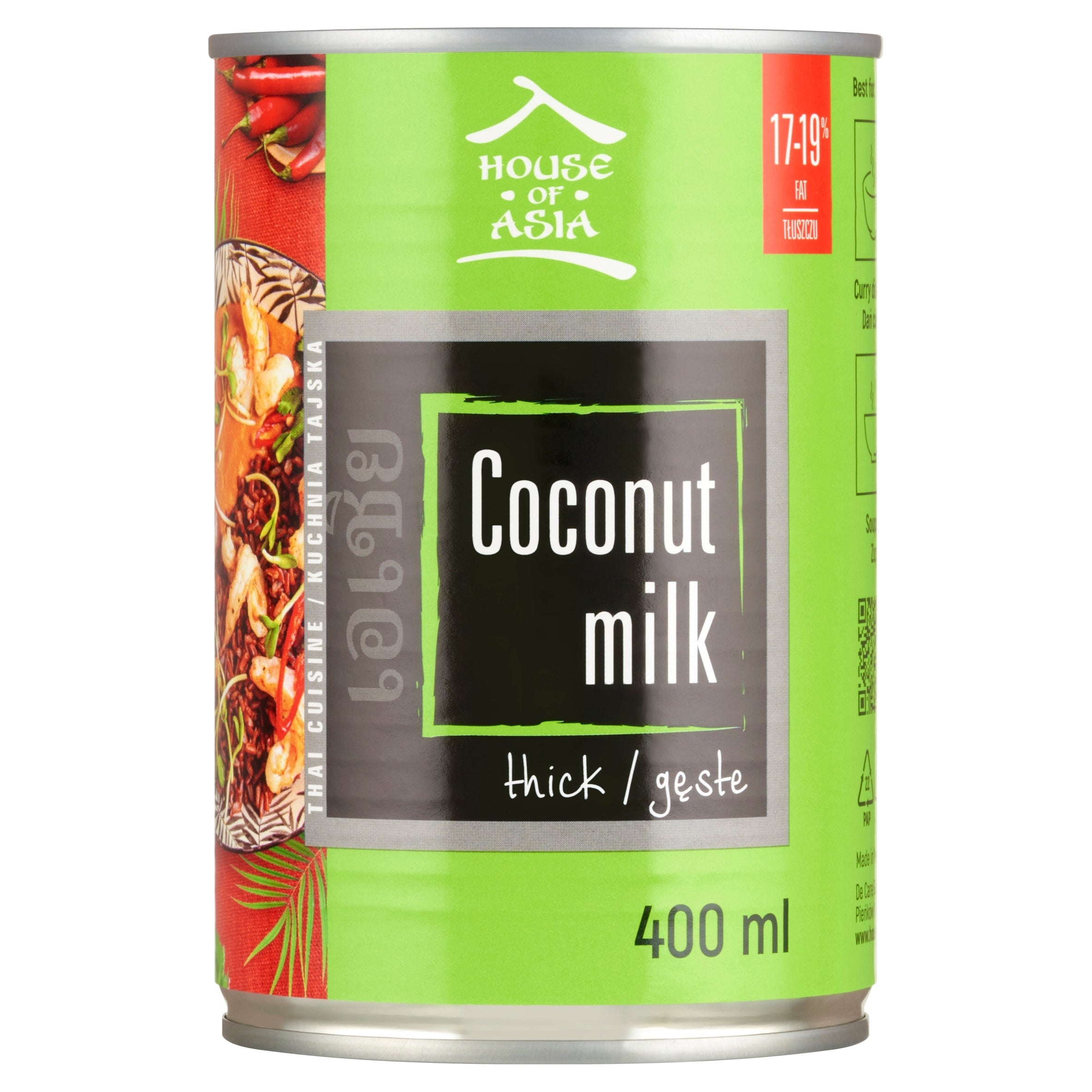 House of Asia Produkt roślinny z kokosa 400 ml